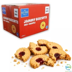 (CASE) Nice Prince - Jammy Biscuits - Mis-Shapes - 1KG BBE 06/26