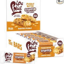 (CASE)Pip and Nut - Peanut Butter Stuffed Oat Bars - 15x48g - BBE 07/2026