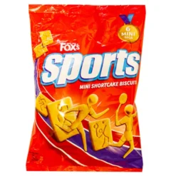 (2 FOR £1.00) Foxs - Sports - Mini shortcake biscuits - 120g - BBE 03/2026