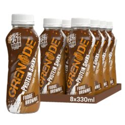 (CASE) Grenade - Protein Shake - Fudge Brown - 8x330ml - BBE 07/2026