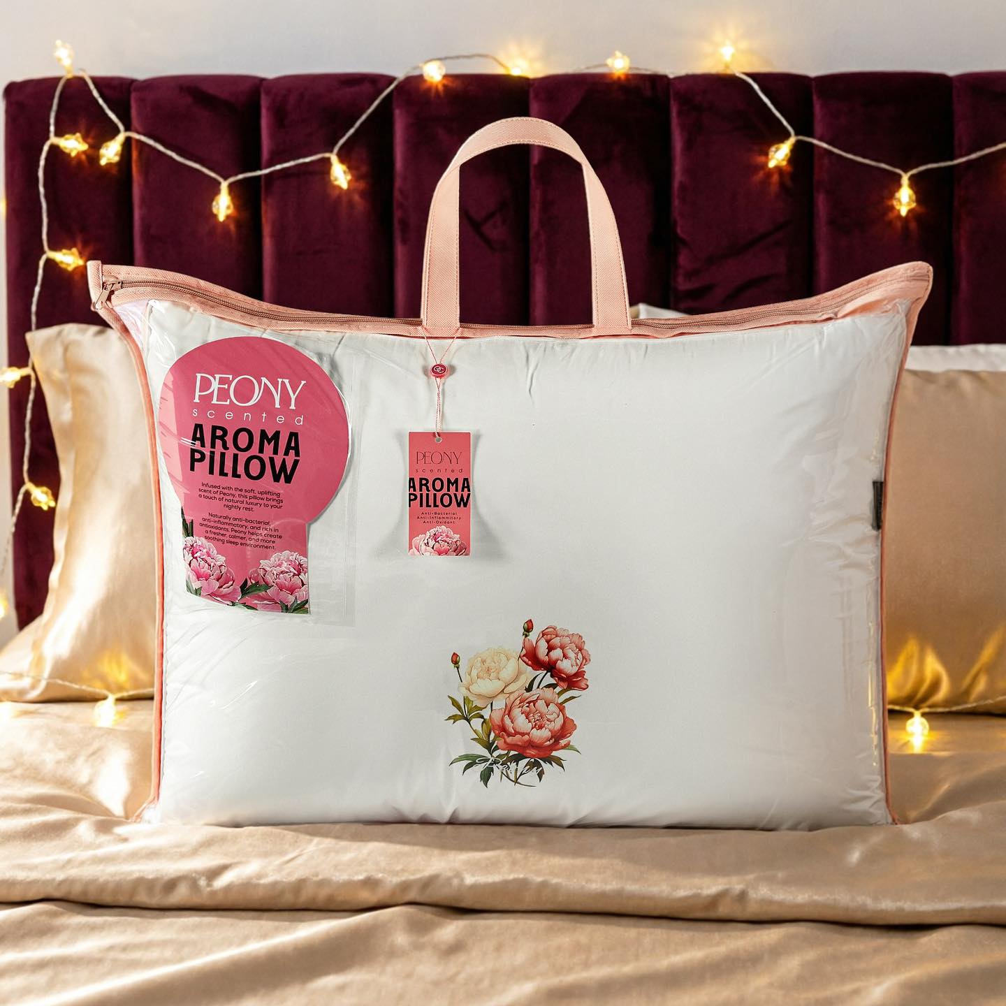 Aroma Pillow - Peony - 70x50cm