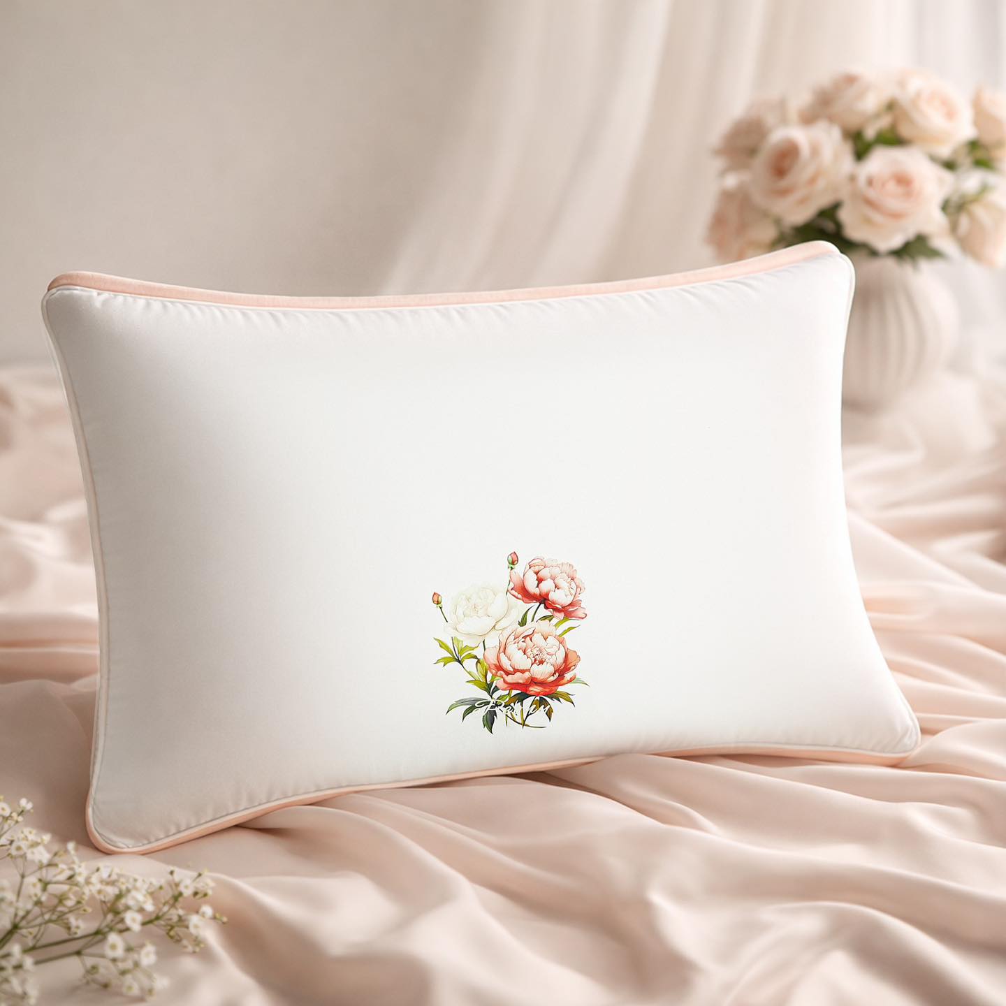 Aroma Pillow - Peony - 70x50cm - Image 2