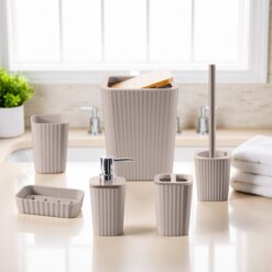 Maison Tres - 12 Piece Bathroom Set - Natural