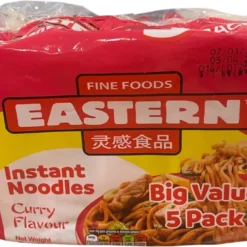 (2 FOR £1.00) Fine Foods - Instant Noodles Curry Flavour- 5x75g