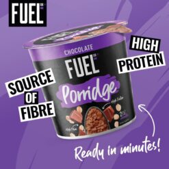 (2 FOR £1.50) FUEL Porridge - Chocolate - 70g BBE 08/05/26