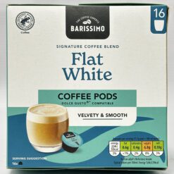 Barrissimo - Flat White Coffee Pods - 16x11.7g BBE 07/26