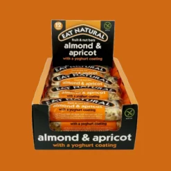 (CASE) Eat Natural - Almond & Apricot with Yoghurt Coating - 12x40g BBE 13/06/26