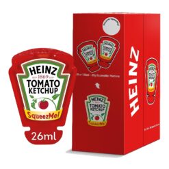 (CASE) Heinz - Tomato Ketchup - 70x26ml Sachets BBE 18/06/26