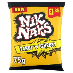 (2 FOR £1.00)Nik Naks - Tangy N Cheesy - 75g