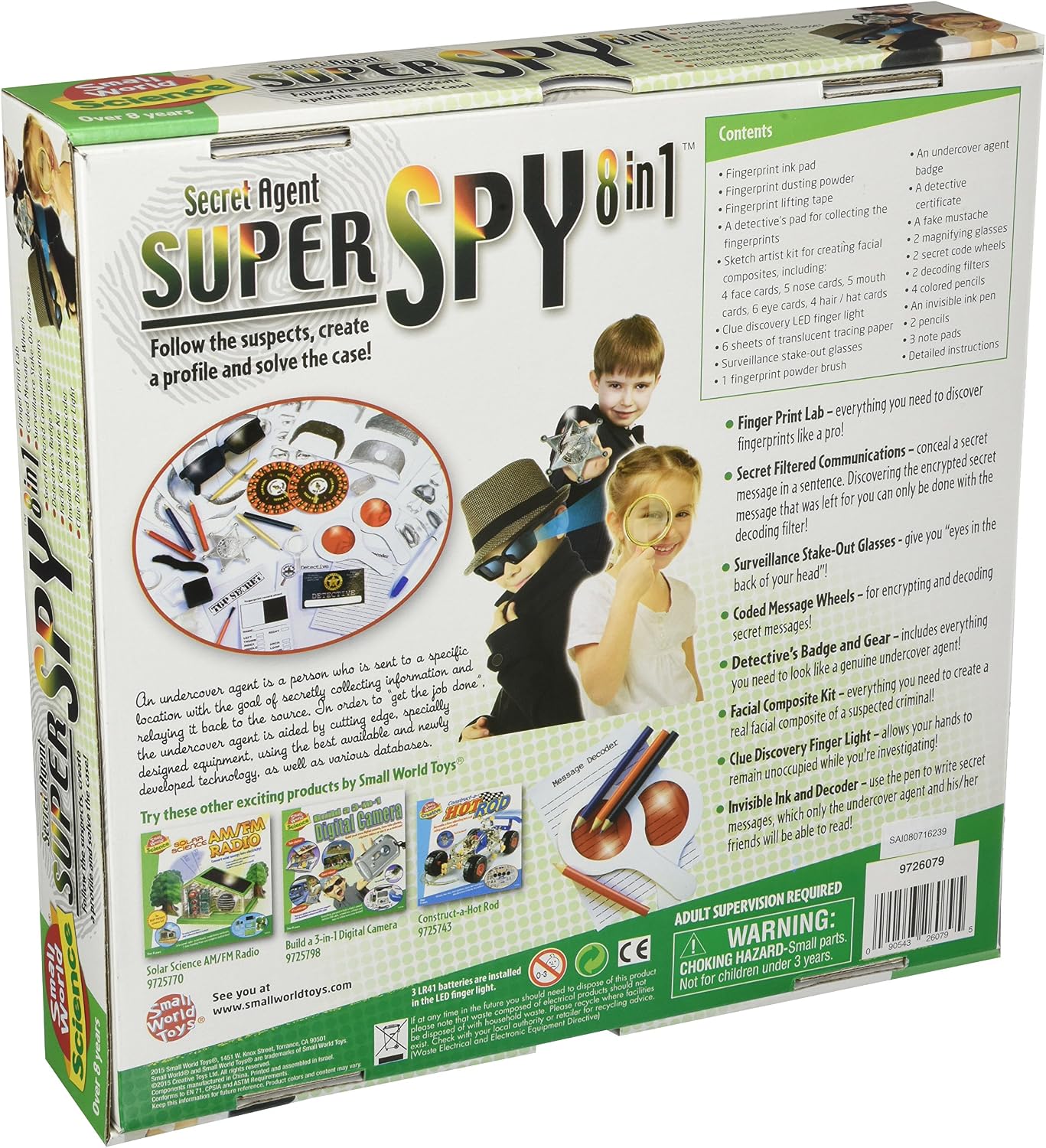 Small World Science - Super Spy - 8-in-1 Set - Image 2