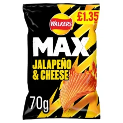 Walkers Max - Jalepeno and Cheese - 6x27g - BBE 08/2026