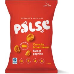 (2 FOR £1.50) Pulse - Crunchy Broad Beans - Sweet Paprika - BBE 08/2026