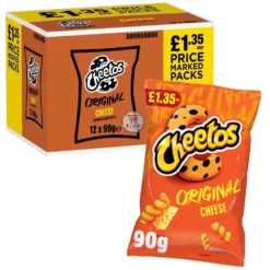 (CASE) - Cheetos original cheese flavoured corn puffs - 30x30g