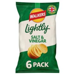 Walkers - Lightly Salt and Vinegar - 6 Pack BBE 11/07/26