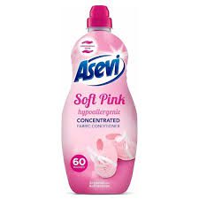 Asevi - Hypoallergenic fabric conditioner - Soft pink - 1932ml - EXP 03/2028