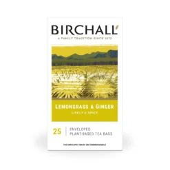 Birchall - Lemongrass and ginger - 25 plant based tea bags - BBE 02/2028