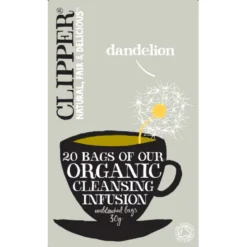 Clipper - 20 organic unblended bags - Dandelion - 30g - BBE 03/2028