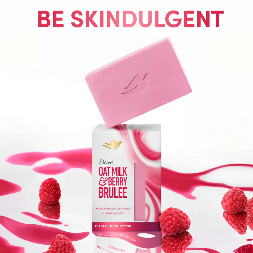 Dove - Oat milk and berry brulee - Cleansing bar - 141g