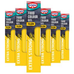 Dr Oetker - Colour gel - Yellow - 6x15g - BBE 08/2025