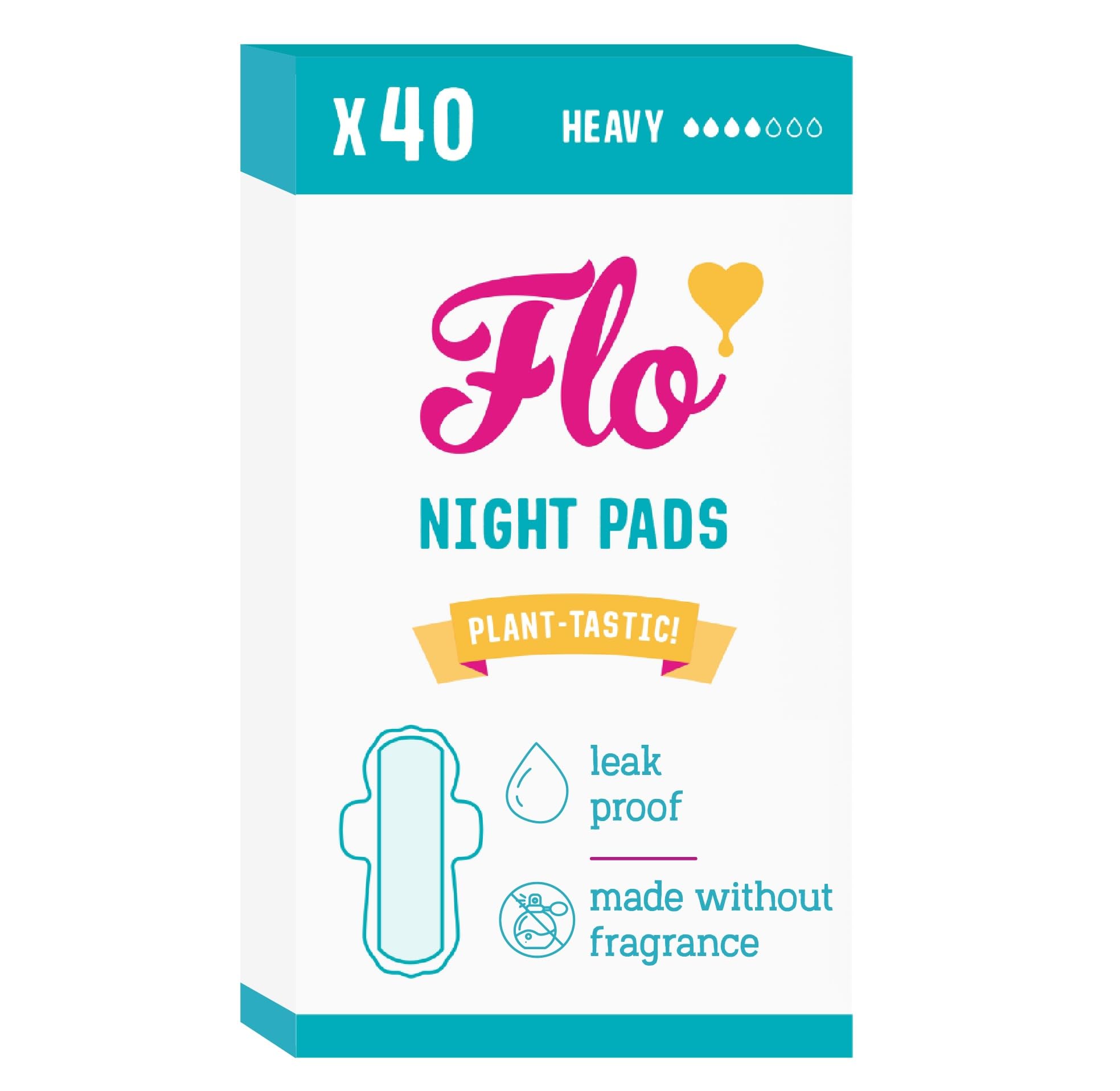 Flo - Night pads - x40 - Heavy