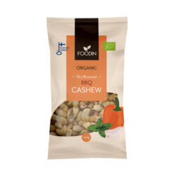 Foodin - Dry roasted bbq cashew - 120g - BBE 06/2025