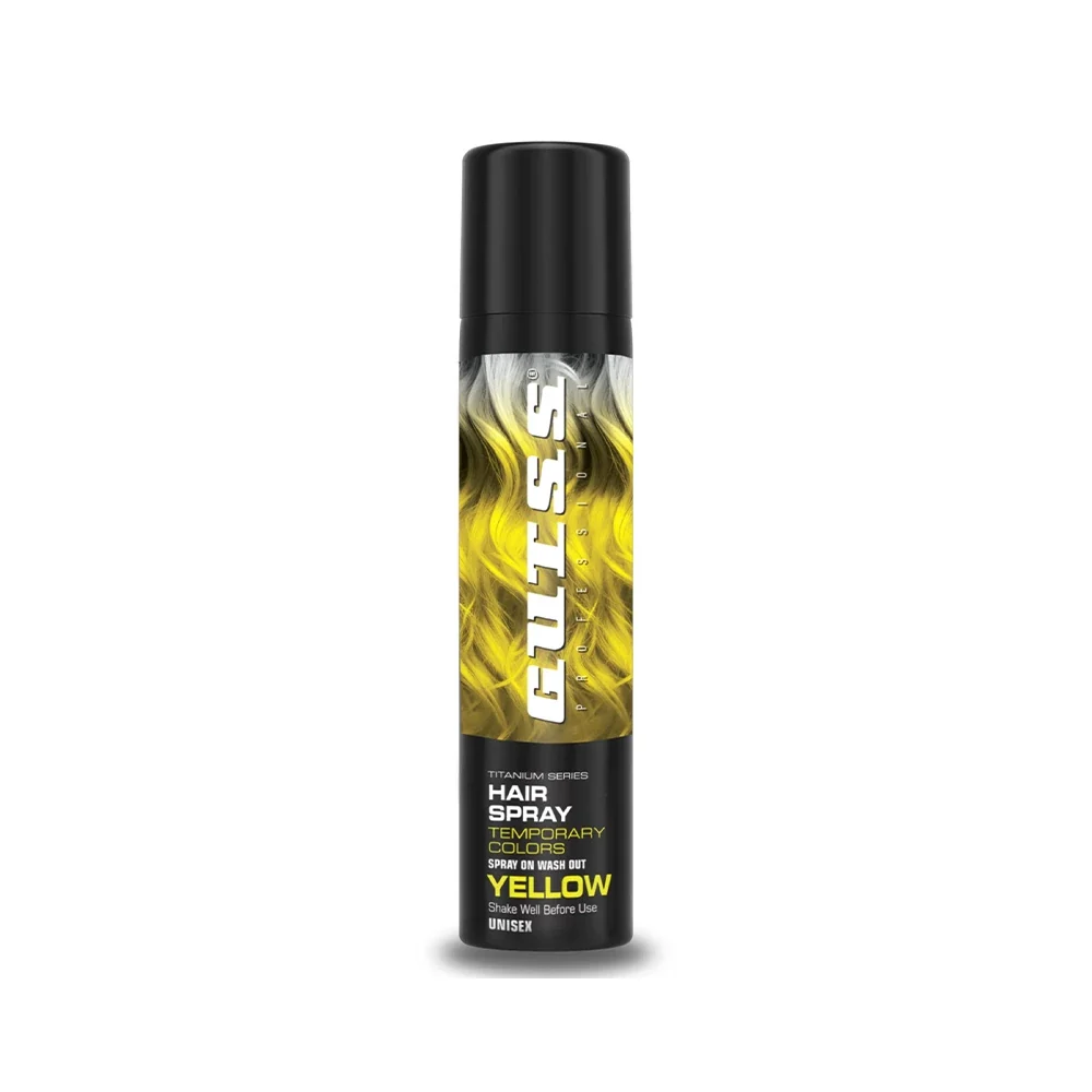 Gutss - Hair spray - Temporary colours - Yellow - 150ml