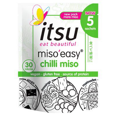 (2 for £1.00) Itsu - chilli miso - 3x20g - BBE 10/2025