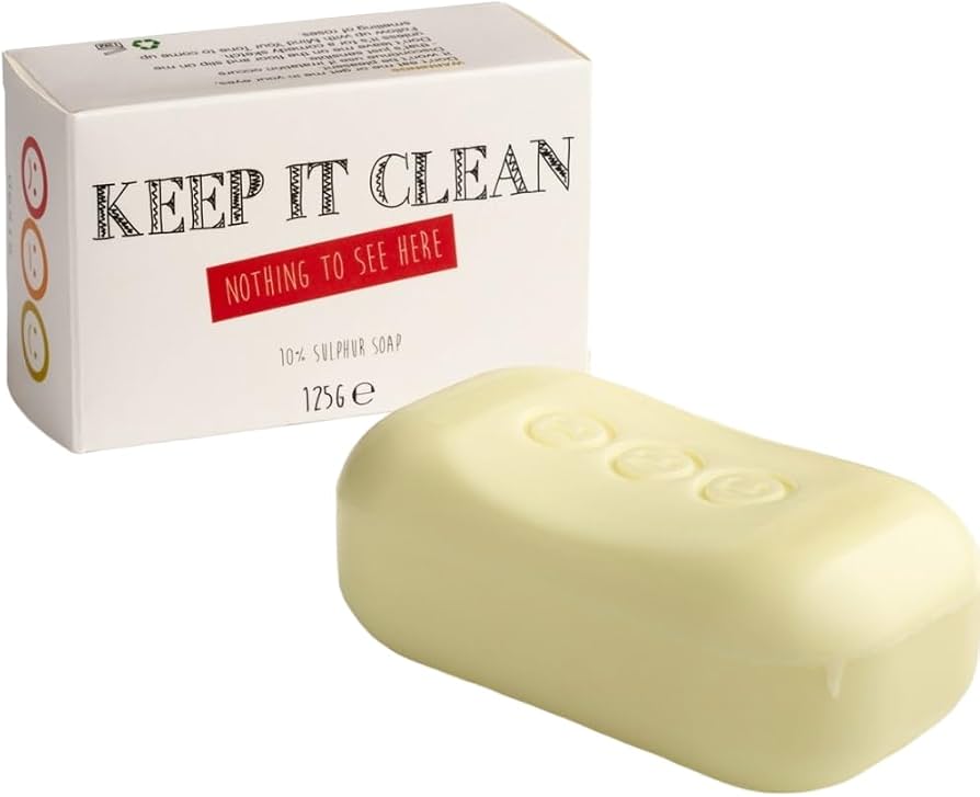 Keep it clean - Nothing to see here - 10% Sulphur soap - 125g