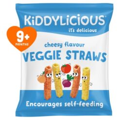 Kiddylicious - Cheesy flavour - Veggie staws - BBE - 06/2026