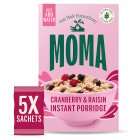 Moma - Cranberry and raisin - Instant porridge - 5x70g - BBE 12/2026