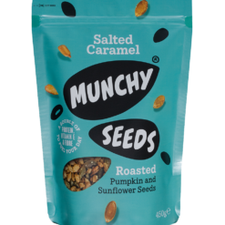 Munchy seeds - Roasted pumpkin and sunflower seeds - Salted caramel - 450g - BBE 03/2026