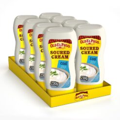 (CASE) Old el Paso - Soured Cream - 8 x 230g - BBE 01/2024