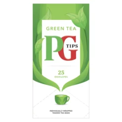 PG tips - Green tea - 25 envelopes - 35g - BBE 08/2026