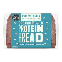 Pro fusion - Organic rye and flax protein bread - 250g - BBE 07/2026