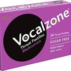 Vocalzone - Throat pastilles - Blackcurrent - 24 capsules - BBE 07/2028