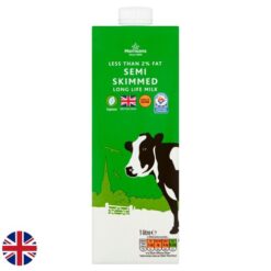 (2 for £1.00) long life semi skimmed milk - 1L - BBE 09/2026