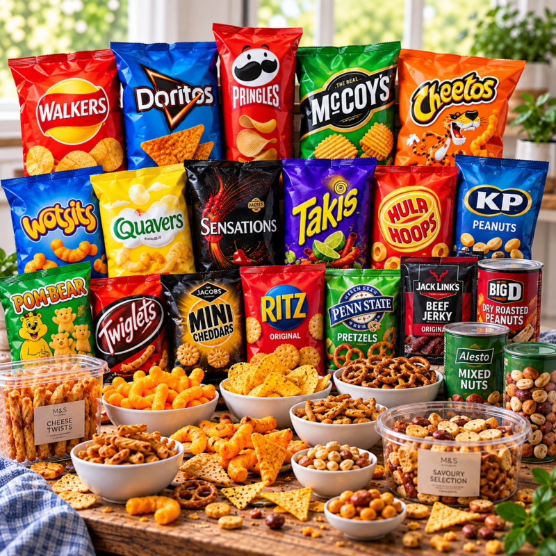 Crisps, Nuts and Savoury Snacks