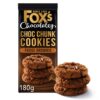 Fox's - Choc chunk cookies - Fudge brownie - 180g - BBE 02/2027
