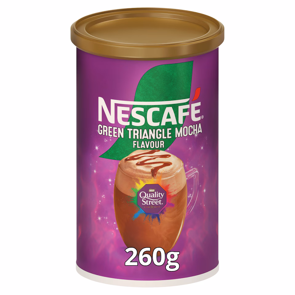 Nescafe - Quality street - Green triangle mocha - 260g - BBE 09/2026