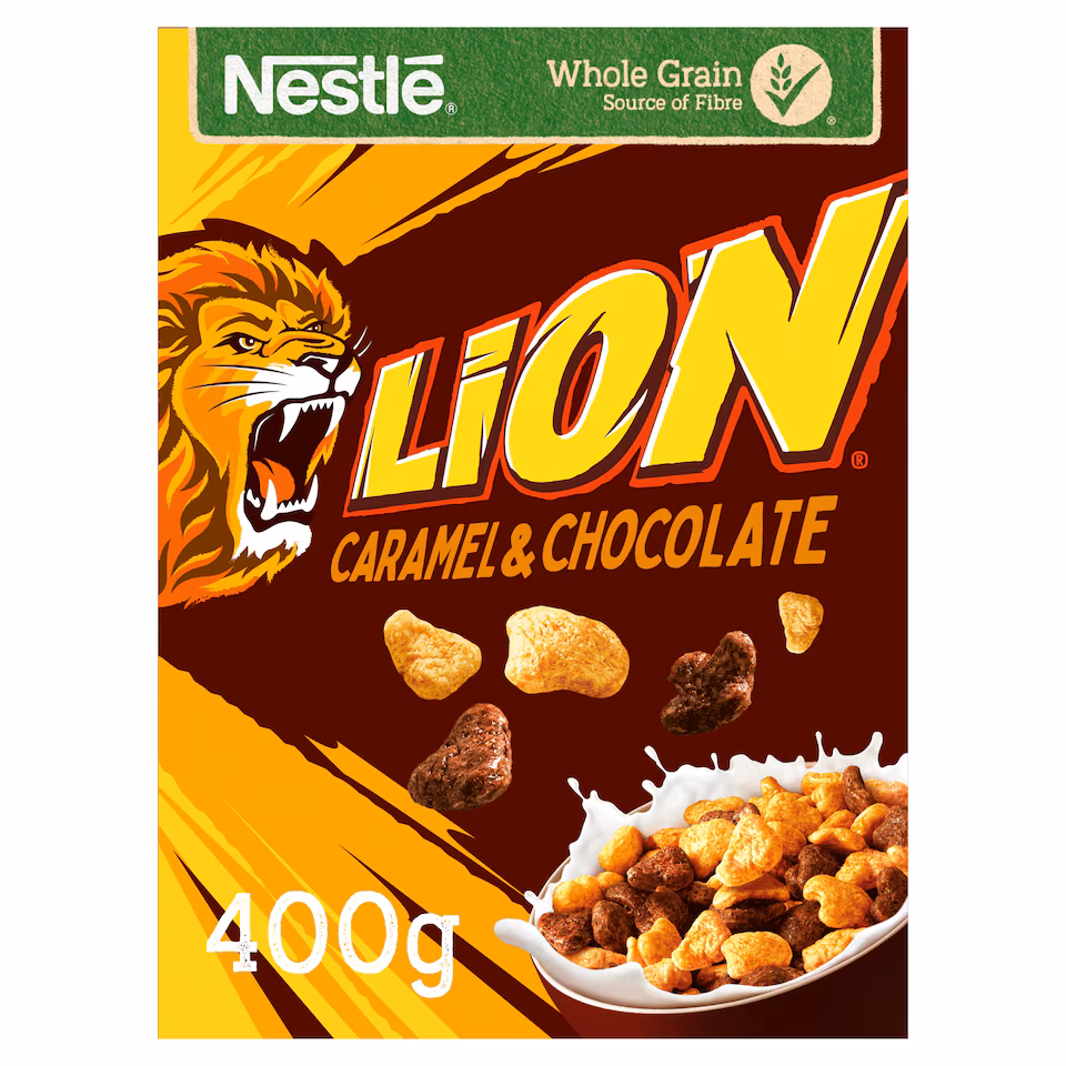 Nestle - Lion - Caramel and chocolate - 400g - BBE 06/2027