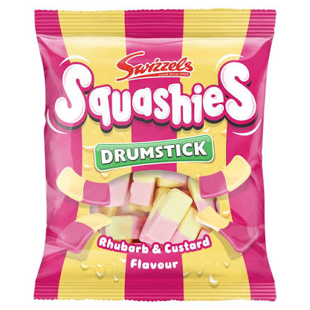 Swizzels - Squashies drumstick - Rhubarb and custard - 140g - BBE 10/227