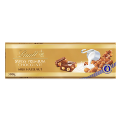 Lindt - Premium chocolate - Milk hazeulnut - 300g - BBE 09/2026