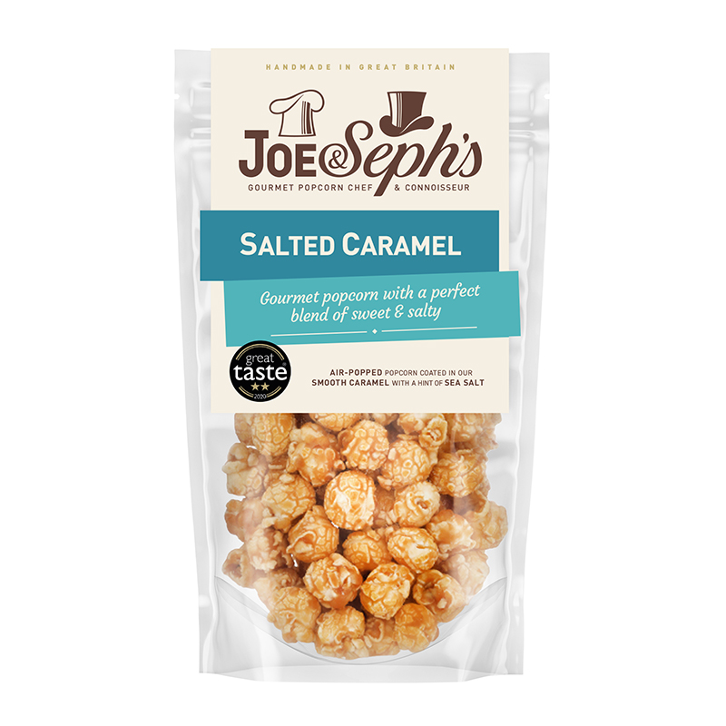 Joe and sephs - Salted caramel - Gourmet popcorn - 70g - BBE 10/2026