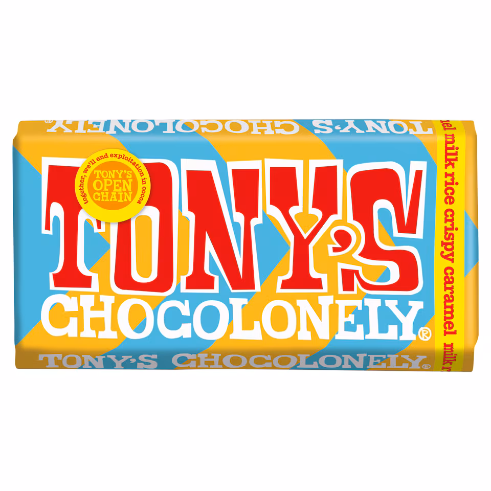 Tony's chocolonely - Crispy caramel - 180g - BBE 05/2027